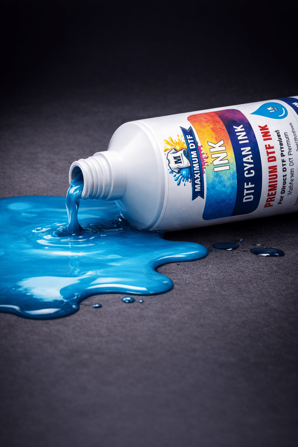 MaximumDTF | Pigment DTF Ink Cyan - Maximum DTF