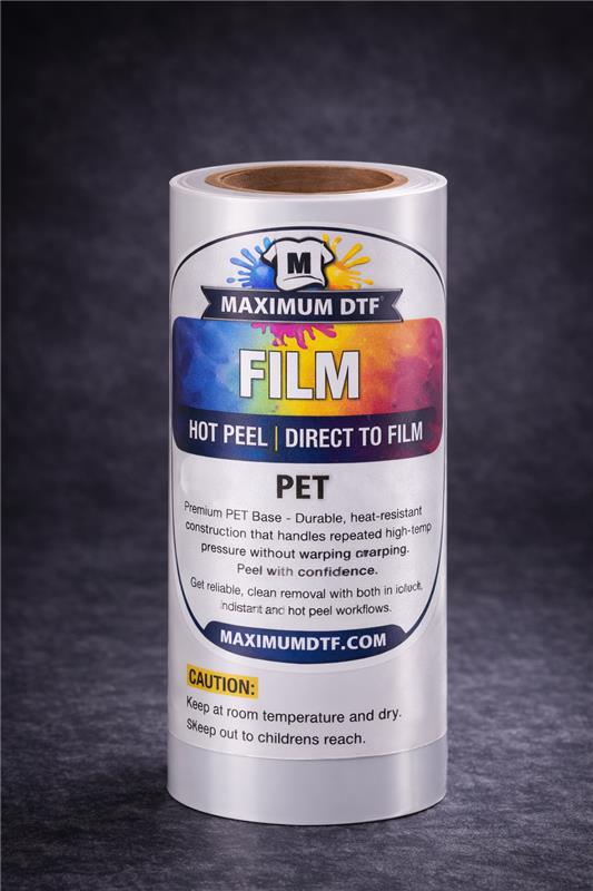 Hot Peel DTF | Transfer Film - Maximum DTF