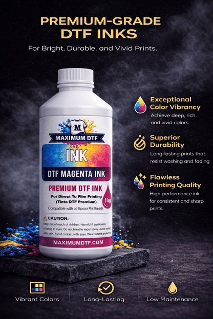 Pigment DTF Ink | Magenta - Maximum DTF